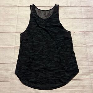 Lululemon Women's Black Camo sculpt Tank Top size medium